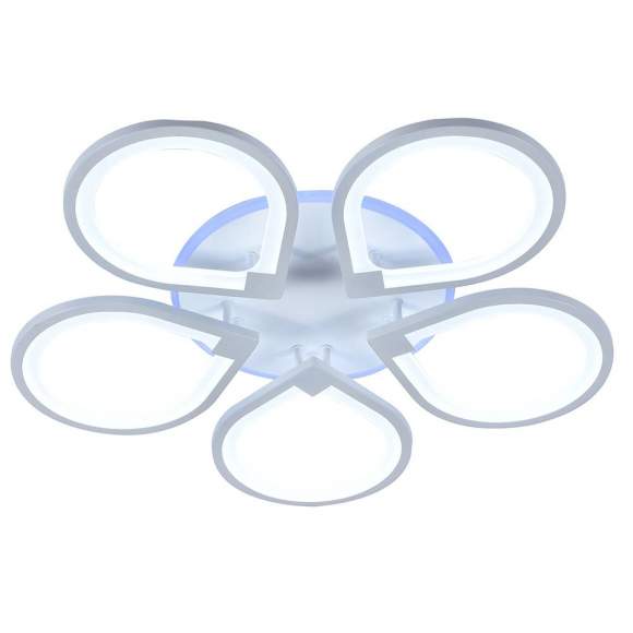 Светодиодная люстра с ПДУ Profit Light 8000/5 WHT 130W+8W RGB Светодиодная люстра с ПДУ Profit Light 8000/5 WHT 130W+8W RGB