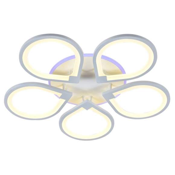 Светодиодная люстра с ПДУ Profit Light 8000/5 WHT 130W+8W RGB Светодиодная люстра с ПДУ Profit Light 8000/5 WHT 130W+8W RGB