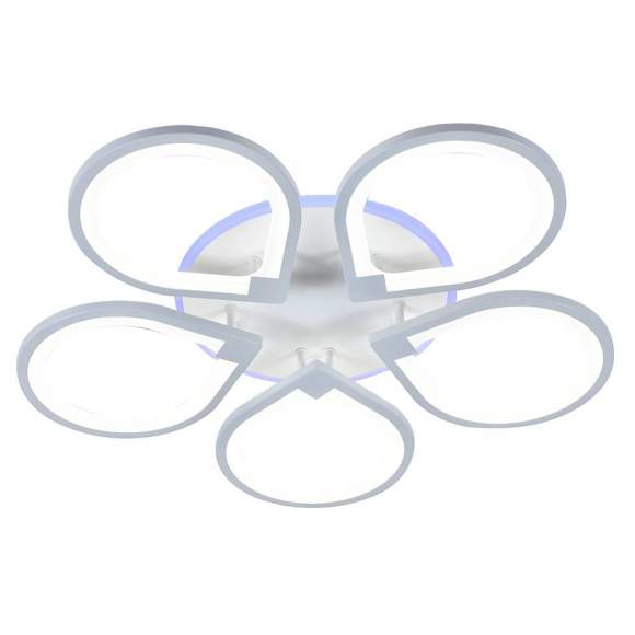 Светодиодная люстра с ПДУ Profit Light 8000/5 WHT 130W+8W RGB Светодиодная люстра с ПДУ Profit Light 8000/5 WHT 130W+8W RGB