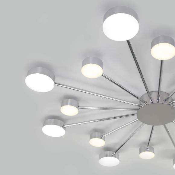 Люстра потолочная с пультом ДУ Eurosvet Nitrino 90242/16 хром (a053443) Люстра потолочная с пультом ДУ Eurosvet Nitrino 90242/16 хром (a053443)