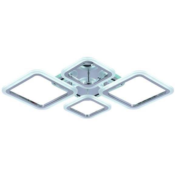 Светодиодная диммируемая люстра с ПДУ Profit Light 8075/2+2 CHR