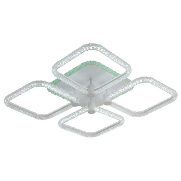 Потолочный диммируемый светильник с пультом ДУ Profit Light 8049/4 WHT 99W+8W RGB Потолочный диммируемый светильник с пультом ДУ Profit Light 8049/4 WHT 99W+8W RGB