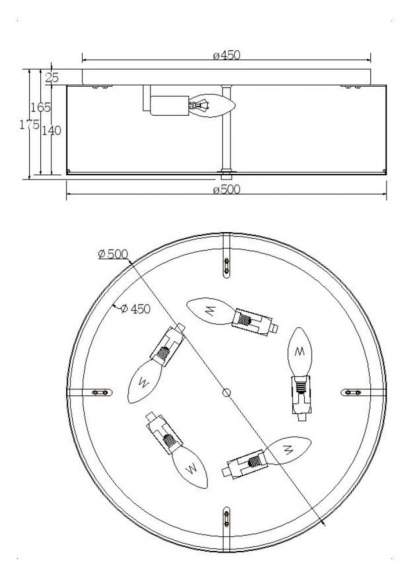 Потолочный светильник Maytoni Ripple MOD096CL-05CH Потолочный светильник Maytoni Ripple MOD096CL-05CH