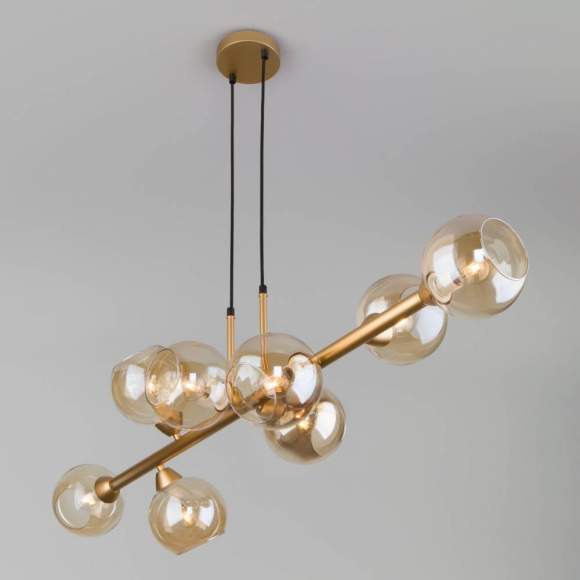 Подвесной светильник Евросвет Roger 70113/8 янтарный a047076