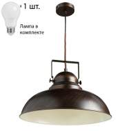 Светильник с лампочкой Arte Lamp Martin A5213SP-1BR+Lamps