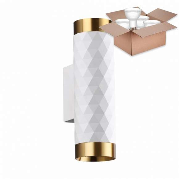 Настенный светильник с лампочкой Odeon Light Ad Astrum 4286/2W+Lamps Gu10 Настенный светильник с лампочкой Odeon Light Ad Astrum 4286/2W+Lamps Gu10