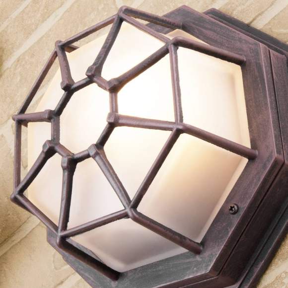 Telarana S капучино (GL 1023D) капучино Уличный настенный светильник Telarana S a043661