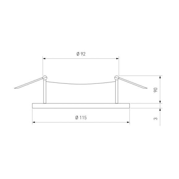 Встраиваемый светодиодный светильник Elektrostandard (a052478)