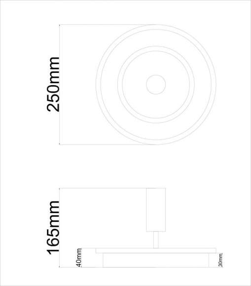 Спот Arte Lamp Tommy A2607AP-20GO