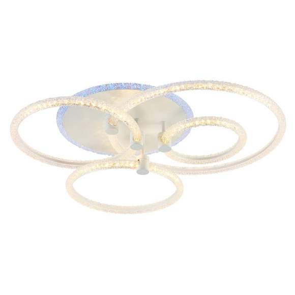 Светодиодная диммируемая люстра с ПДУ Profit Light 8024/4 WHT 116W+8W RGB Светодиодная диммируемая люстра с ПДУ Profit Light 8024/4 WHT 116W+8W RGB