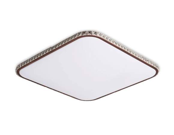 Потолочный светодиодный светильник с ПДУ ИК и дополнительной подсветкой Ambrella light Orbital FF76