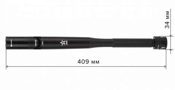 Светодиодный фонарь АРМИЯ РОССИИ MB-701 (бита, молоток, стропорез) + батарейки в комплекте