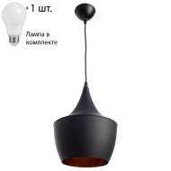 Светильник с лампочками Arte Lamp Cappello A3407SP-1BK+Lamps