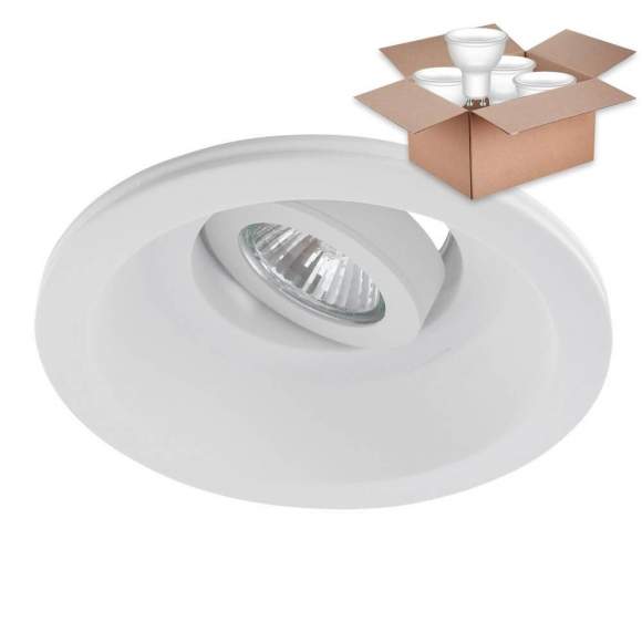 Светильник с лампочкой Arte Lamp Invisible A9215PL-1WH+Lamps Gu10 Светильник с лампочкой Arte Lamp Invisible A9215PL-1WH+Lamps Gu10