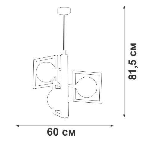 Подвесная люстра Vitaluce V4859-7/3P Подвесная люстра Vitaluce V4859-7/3P