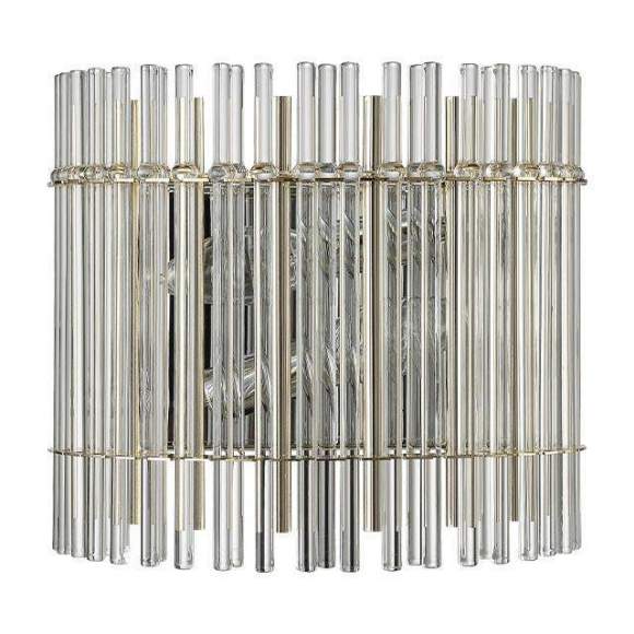 Бра Crystal Lux с лампочками AURELIO AP2 GOLD+CHROME/TRANSPARENT+Lamps E14 Свеча Бра Crystal Lux с лампочками AURELIO AP2 GOLD+CHROME/TRANSPARENT+Lamps E14 Свеча