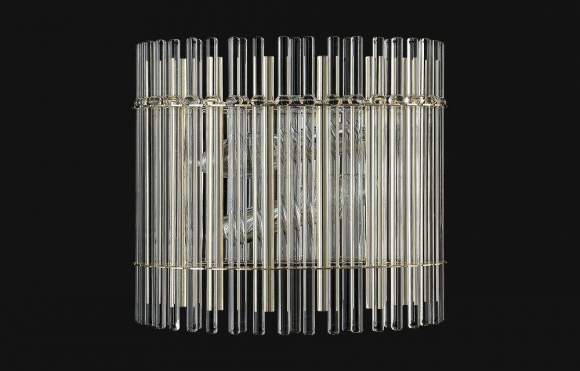 Бра Crystal Lux с лампочками AURELIO AP2 GOLD+CHROME/TRANSPARENT+Lamps E14 Свеча Бра Crystal Lux с лампочками AURELIO AP2 GOLD+CHROME/TRANSPARENT+Lamps E14 Свеча