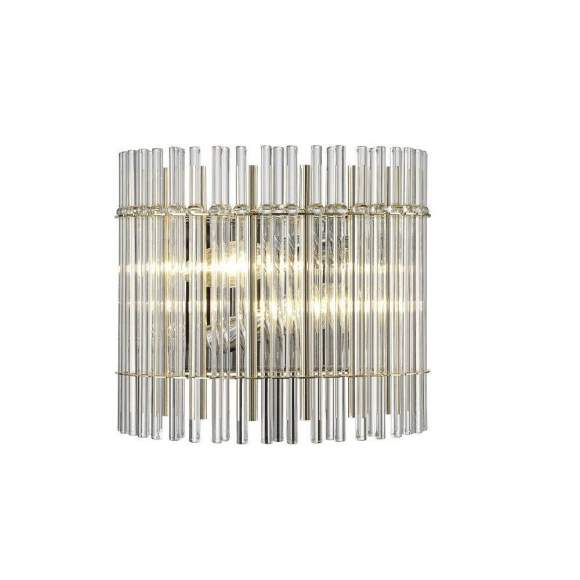 Бра Crystal Lux с лампочками AURELIO AP2 GOLD+CHROME/TRANSPARENT+Lamps E14 Свеча Бра Crystal Lux с лампочками AURELIO AP2 GOLD+CHROME/TRANSPARENT+Lamps E14 Свеча