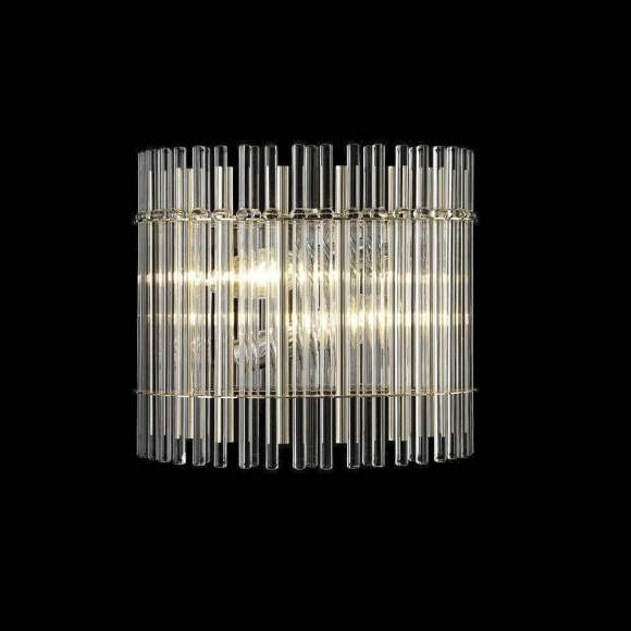 Бра Crystal Lux с лампочками AURELIO AP2 GOLD+CHROME/TRANSPARENT+Lamps E14 Свеча Бра Crystal Lux с лампочками AURELIO AP2 GOLD+CHROME/TRANSPARENT+Lamps E14 Свеча