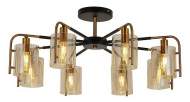 Люстра на штанге Escada 671/8P Black/Gold
