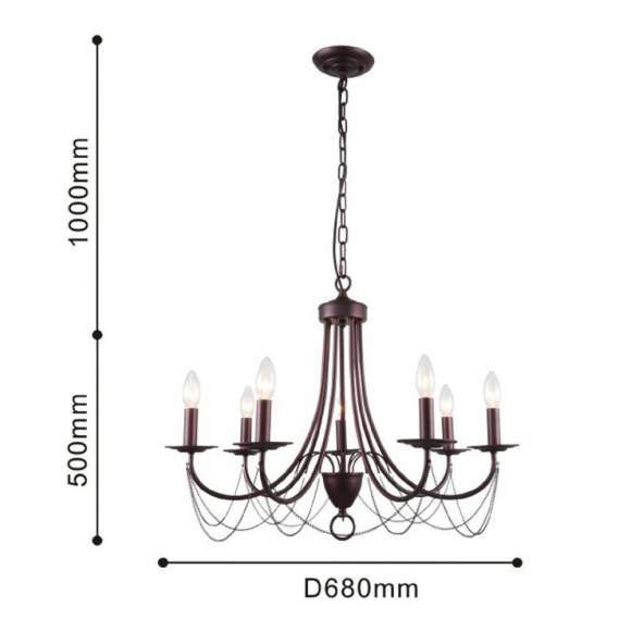 Люстра с лампочками F-Promo Plini 2590-7P+Lamps Люстра с лампочками F-Promo Plini 2590-7P+Lamps