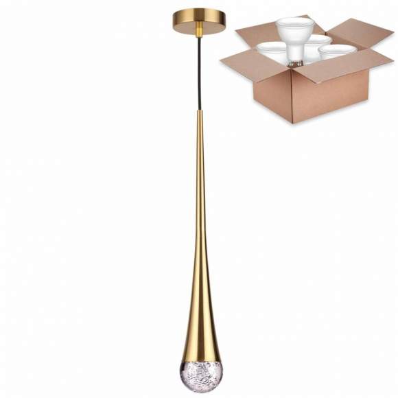 Подвесной светильник с лампочкой Odeon Light Gota 4285/1+Lamps Gu10