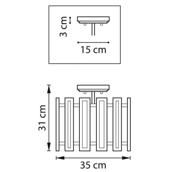 Потолочный светильник Lightstar Agave 712044 Потолочный светильник Lightstar Agave 712044