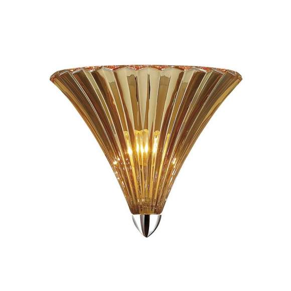 Настенный светильник с лампочкой Favourite Iris 1697-1W+Lamps E14 Свеча Настенный светильник с лампочкой Favourite Iris 1697-1W+Lamps E14 Свеча