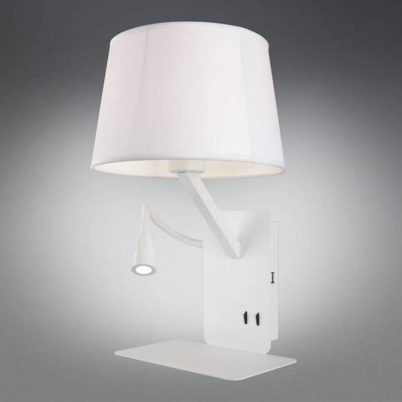 Бра с LED подсветкой, полкой и USB-портом Omnilux Talocci OML-62801-02