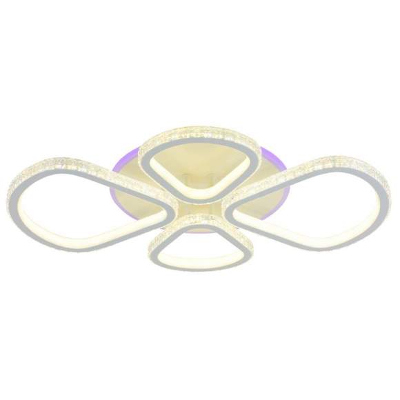 Светодиодная диммируемая люстра с ПДУ Profit Light 8038/2+2 WHT 184W+8W RGB Светодиодная диммируемая люстра с ПДУ Profit Light 8038/2+2 WHT 184W+8W RGB