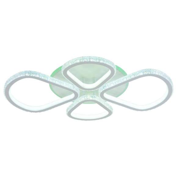 Светодиодная диммируемая люстра с ПДУ Profit Light 8038/2+2 WHT 184W+8W RGB Светодиодная диммируемая люстра с ПДУ Profit Light 8038/2+2 WHT 184W+8W RGB