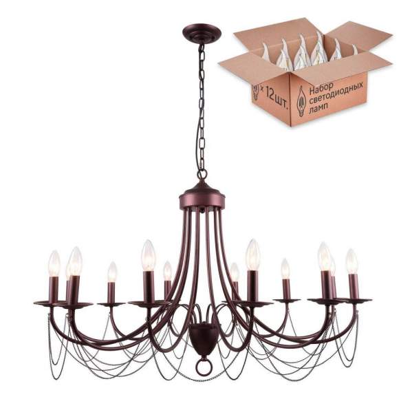 Люстра с лампочками F-Promo Plini 2590-12P+Lamps Люстра с лампочками F-Promo Plini 2590-12P+Lamps
