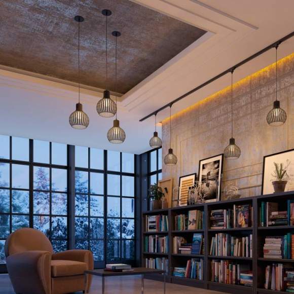 Однофазный светильник на подвесе для трека Novotech Zelle 370425 Однофазный светильник на подвесе для трека Novotech Zelle 370425