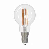 Филаментная светодиодная лампа Е14 11W 3000K (теплый) Sky Uniel LED-G45-11W-3000K-E14-CL PLS02WH (UL-00005176)