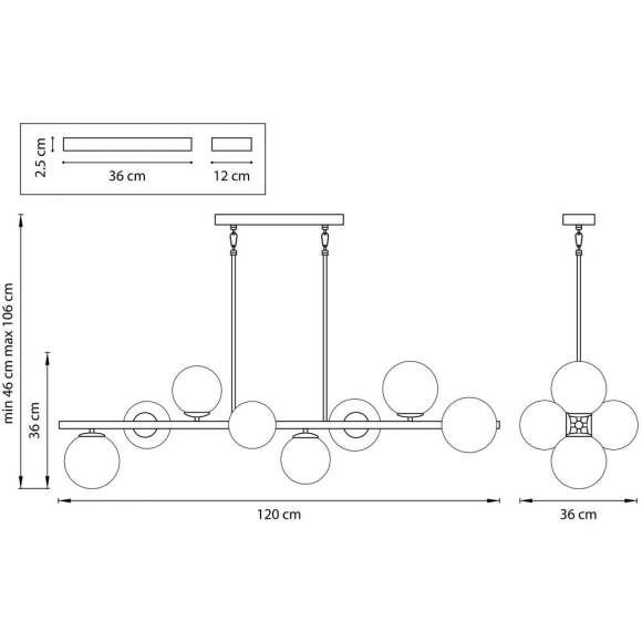 Подвесная люстра Croco Lightstar 815083 (SD1508/8)