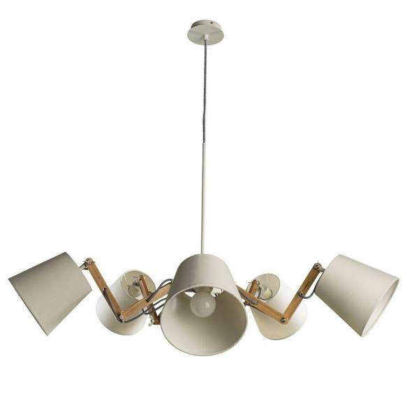Подвесная люстра Arte Lamp Pinoccio с поддержкой Алиса A5700LM-5WH-A Подвесная люстра Arte Lamp Pinoccio с поддержкой Алиса A5700LM-5WH-A