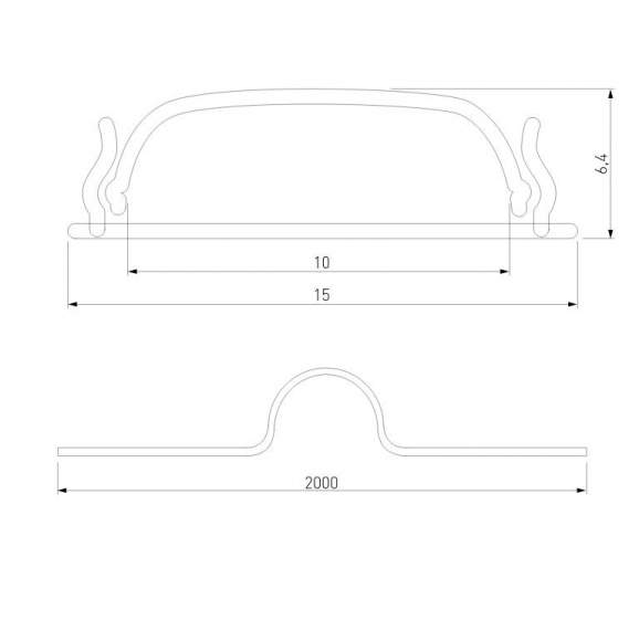 2м. Гибкий алюминиевый профиль для светодиодной ленты Elektrostandard LL-2-ALP012 (a043144) 2м. Гибкий алюминиевый профиль для светодиодной ленты Elektrostandard LL-2-ALP012 (a043144)