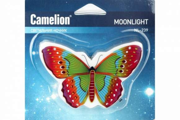 NL-239 ''Бабочка'' LED ночник Camelion 13814 NL-239 ''Бабочка'' LED ночник Camelion 13814