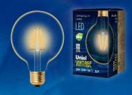 Ретро лампа E27 6W Vintage Uniel LED-G95-6W-GOLDEN-E27 GLV21GO (UL-00002359)