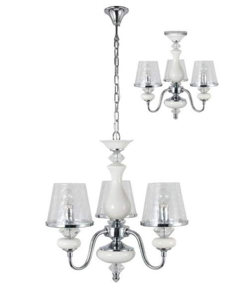 Подвесная люстра Crystal Lux с лампочками Betis SP-PL3+Lamps E14 P45 Подвесная люстра Crystal Lux с лампочками Betis SP-PL3+Lamps E14 P45