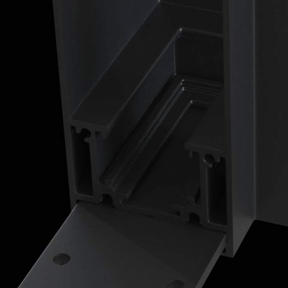 Угловой коннектор для накладного магнитного шинопровода Maytoni Accessories for tracks TRA004CL-21B