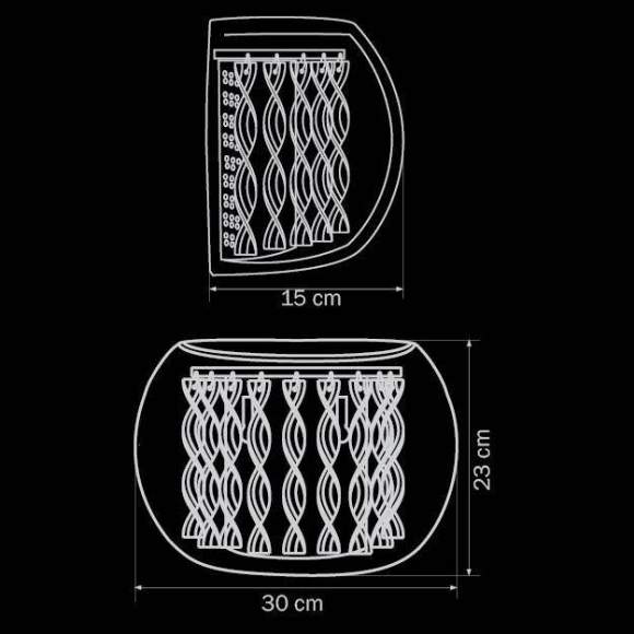 752634 Настенное бра Light Star Acquario