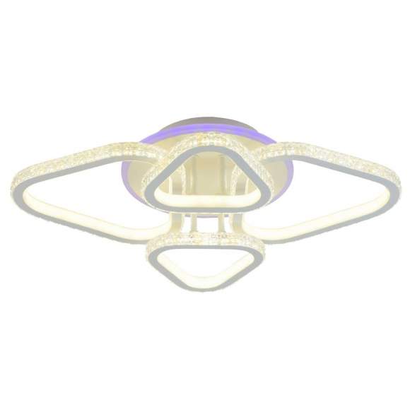 Светодиодная диммируемая люстра с ПДУ Profit Light 8042/2+2 WHT 176W+6,5W RGB Светодиодная диммируемая люстра с ПДУ Profit Light 8042/2+2 WHT 176W+6,5W RGB