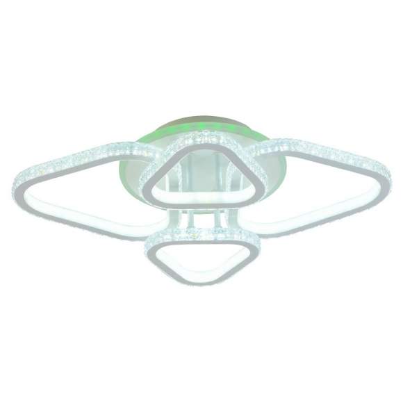 Светодиодная диммируемая люстра с ПДУ Profit Light 8042/2+2 WHT 176W+6,5W RGB Светодиодная диммируемая люстра с ПДУ Profit Light 8042/2+2 WHT 176W+6,5W RGB