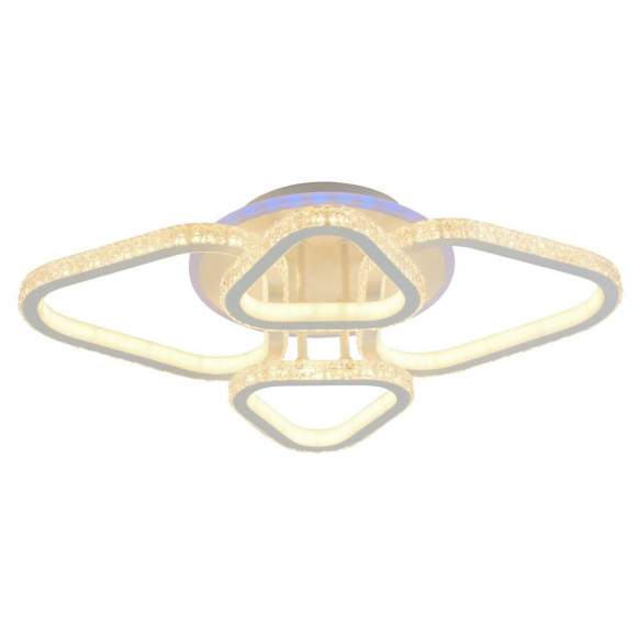 Светодиодная диммируемая люстра с ПДУ Profit Light 8042/2+2 WHT 176W+6,5W RGB Светодиодная диммируемая люстра с ПДУ Profit Light 8042/2+2 WHT 176W+6,5W RGB