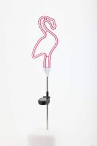 Садовый неоновый светильник Фламинго на солнечной батарее Эра ERASF012-30 (Б0044238)