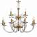 Подвесная люстра с хрусталем Glass Stilfort 1050/03/12P