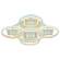 Светодиодная диммируемая люстра с ПДУ Profit Light 8053/4+1 WHT 296W