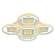 Светодиодная диммируемая люстра с ПДУ Profit Light 8053/4+1 WHT 296W