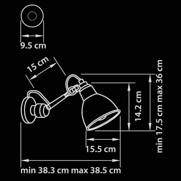 765608 Настенное бра Lightstar Loft 765608 Настенное бра Lightstar Loft
